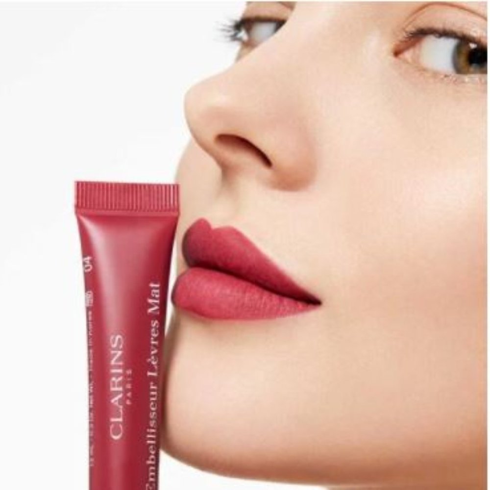 Clarins Velvet Lip Perfecter Raspberry 4